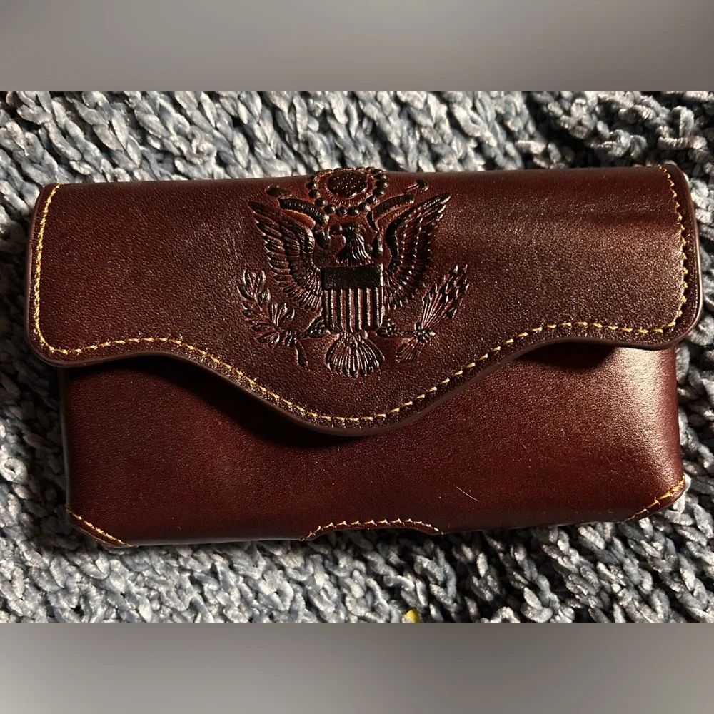 Montana West Leather American Eagle Belt Loop Phone Case